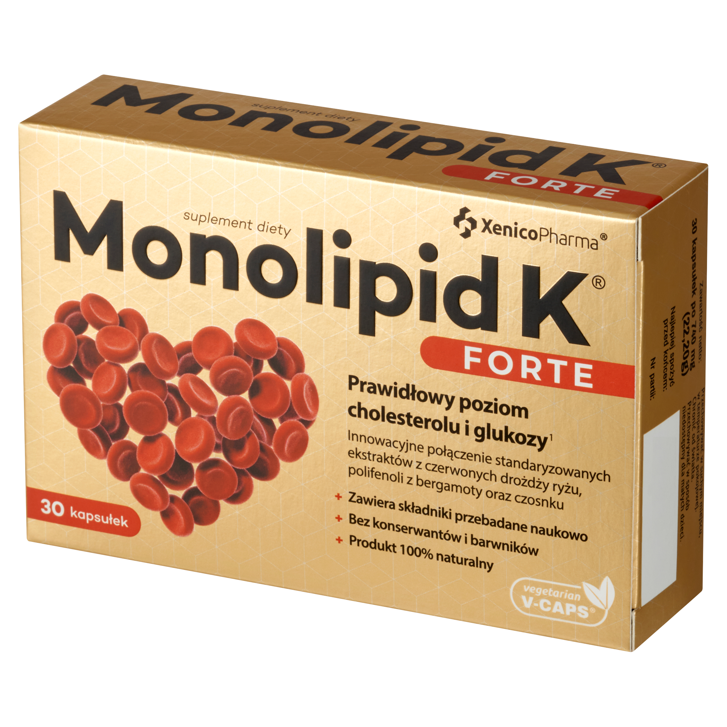 MONOLIPID K® FORTE – Monakolina K i Bergamotka (Pogromca Cholesterolu)