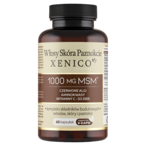 Włosy Skóra Paznokcie Xenico® – Kompletna Odnowa (MSM, Aminokwasy + D3)