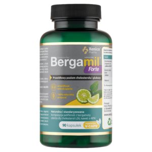 Bergamil Forte (90 szt.) – Bergamotka i Czosnek (Kompleksowa Kuracja dla Serca)