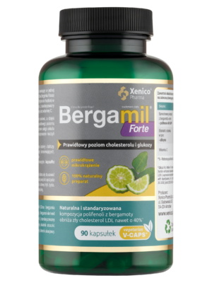 Bergamil Forte (90 szt.) – Bergamotka i Czosnek (Kompleksowa Kuracja dla Serca)