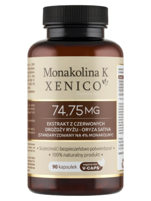 Monakolina K Xenico® (90 szt.) – Naturalna Statyna (Cholesterol pod Kontrolą)