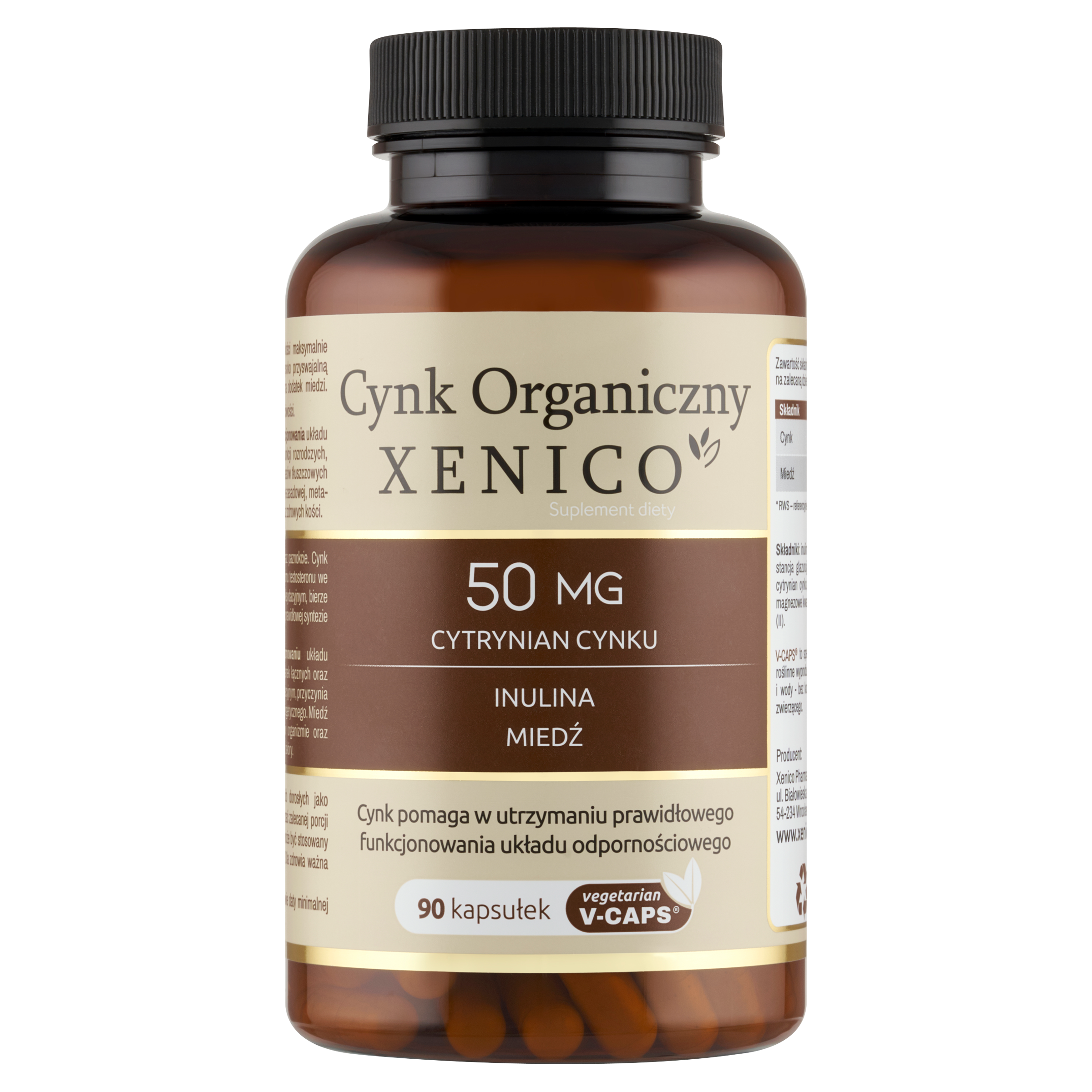 Cynk organiczny Xenico® – duet dla odporności i urody (Cynk + Miedź)