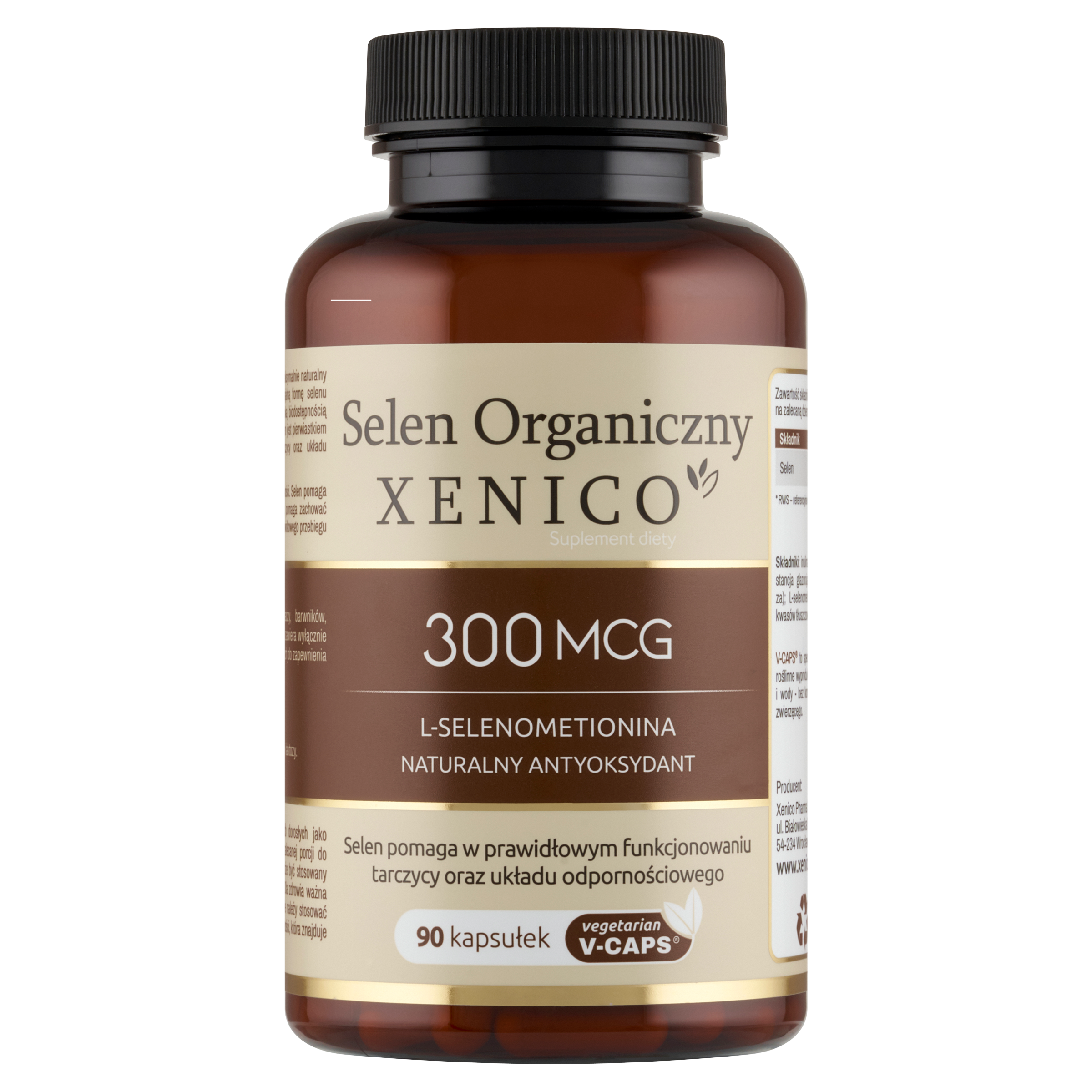 Selen Organiczny Xenico® (90 szt.) – Tarczyca i odporność (L-selenometionina)