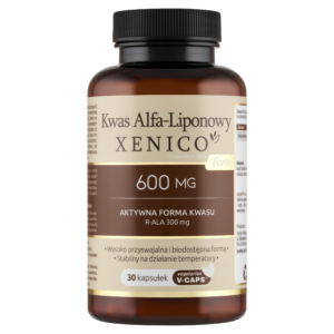 Kwas Alfa-Liponowy (ALA) Forte Xenico® – Tarcza Antyoksydacyjna (Metabolizm i Nerwy)