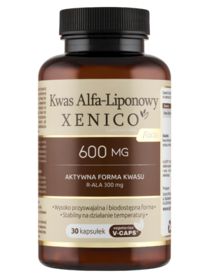 Kwas Alfa-Liponowy (ALA) Forte Xenico® – Tarcza Antyoksydacyjna (Metabolizm i Nerwy)