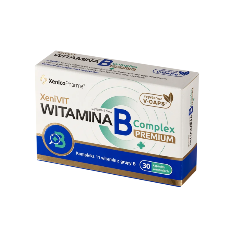5905683269131 XeniVIT Witamina B Complex Premium – Pełne Spektrum (11 Składników Aktywnych)