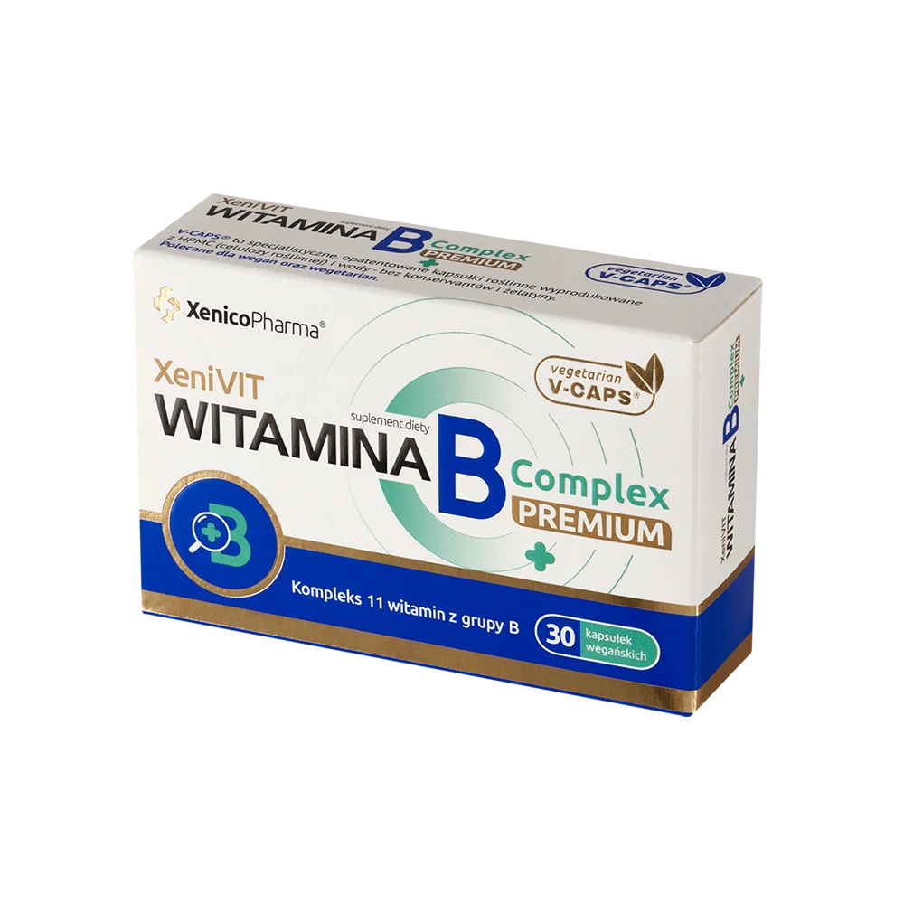 XeniVIT Witamina B Complex Premium – Pełne Spektrum (11 Składników Aktywnych)