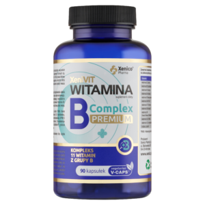 XeniVIT Witamina B Complex Premium (90 szt.) – Pełne Spektrum na 3 Miesiące