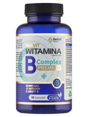 XeniVIT Witamina B Complex Premium (90 szt.) – Pełne Spektrum na 3 Miesiące