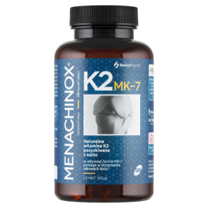 Menachinox® K2 (120 szt.) – Witamina K2 w Oliwie (Ekonomiczna Ochrona Kości)