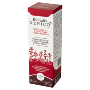 BIORADIX XENICO – Żelazo w płynie z ekologicznym miodem