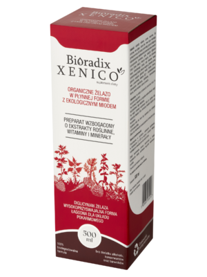 BIORADIX XENICO – Żelazo w płynie z ekologicznym miodem