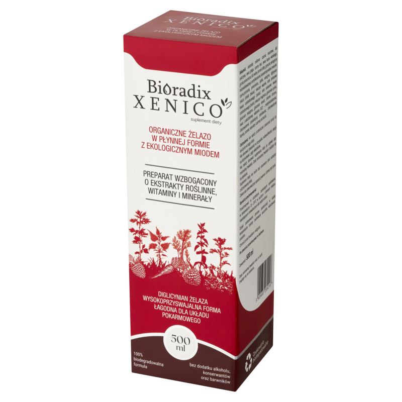 BIORADIX XENICO – Żelazo w płynie z ekologicznym miodem