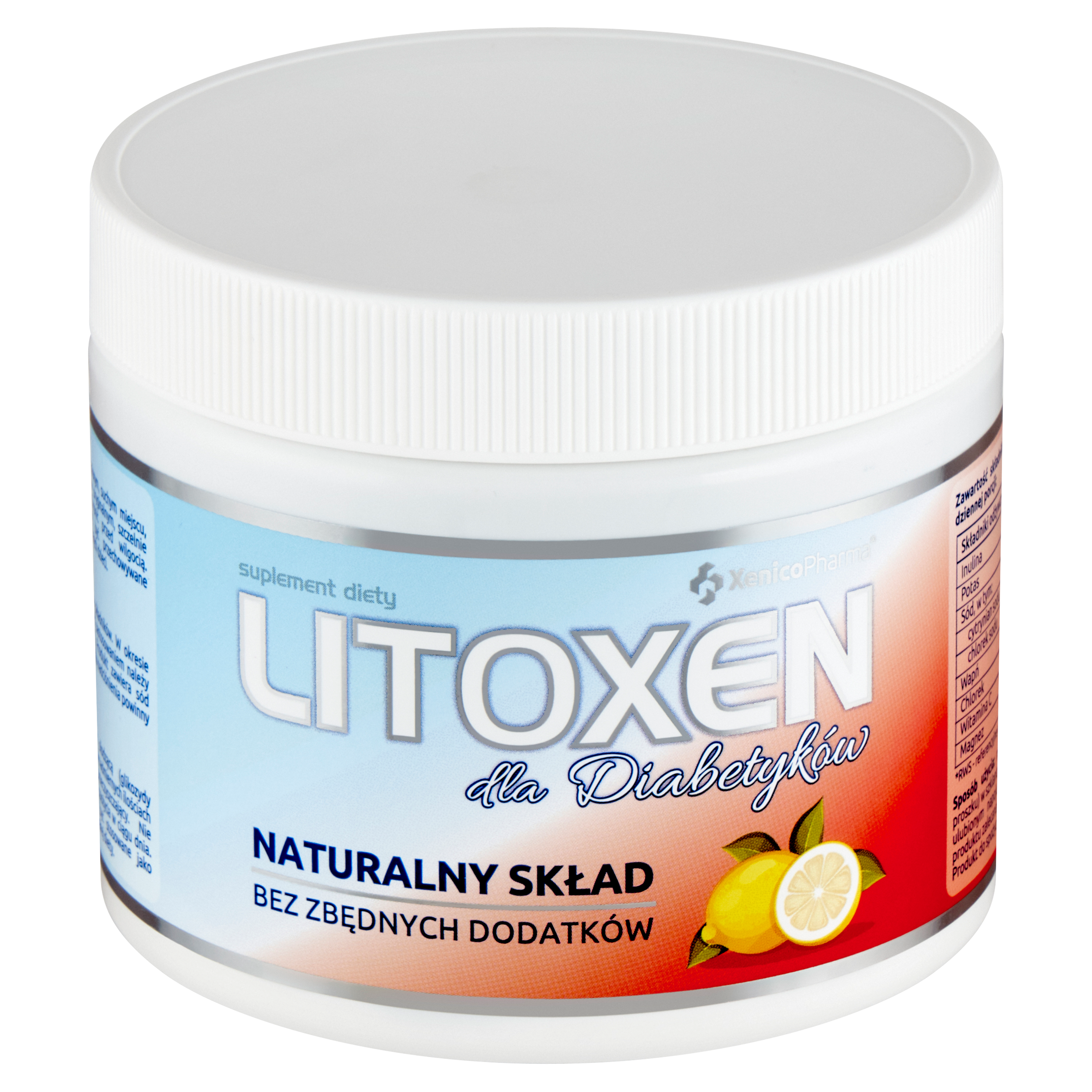 Litoxen dla Diabetyków (Cytrus) – Orzeźwienie bez Cukru (Stewia + Inulina)