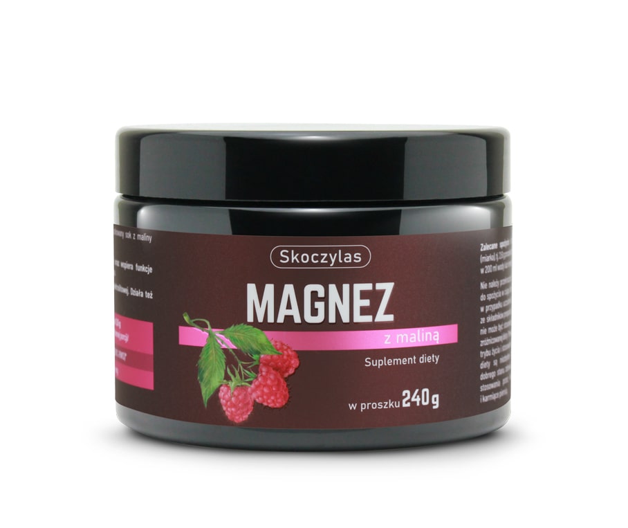 Magnez z maliną