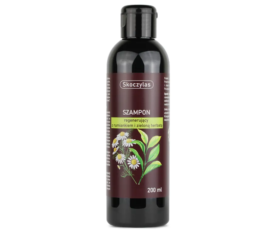 Szampon regenerujący z rumiankiem i zieloną herbatą – 200 ml