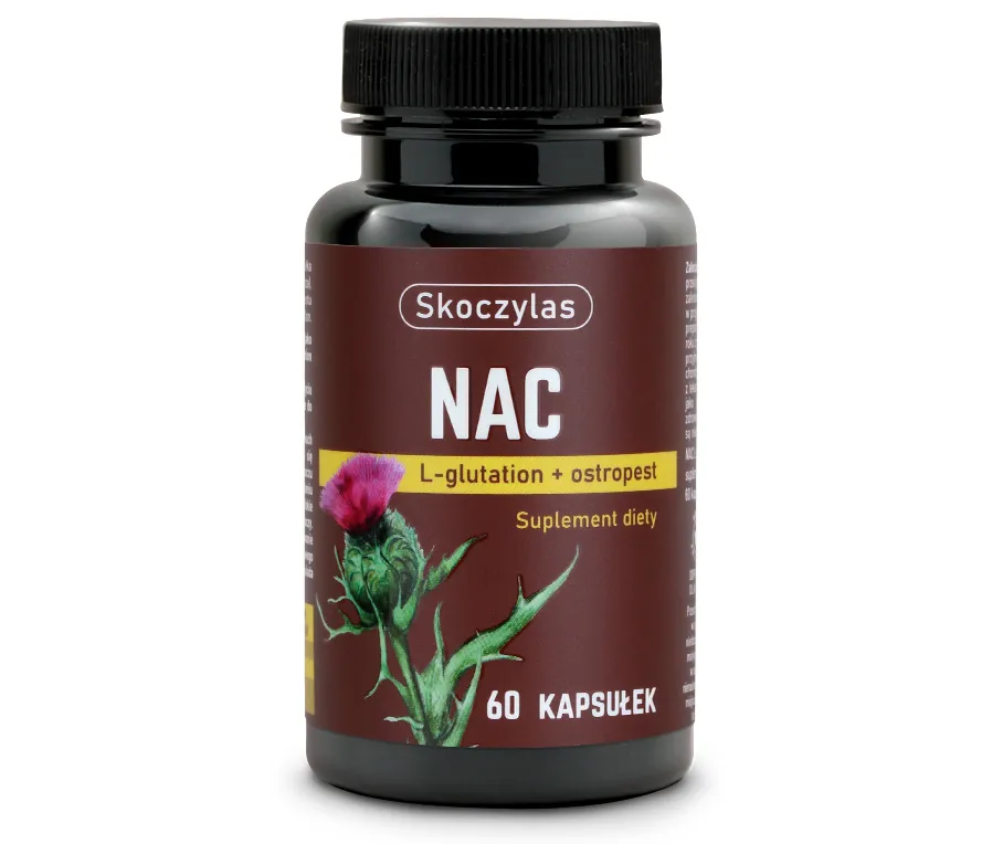 NAC L-glutation, ostropest