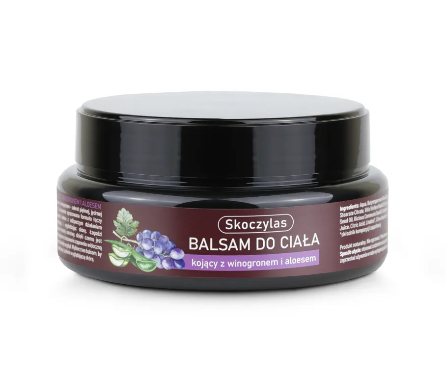 Kojący balsam do ciała z winogronem i aloesem – 200 ml