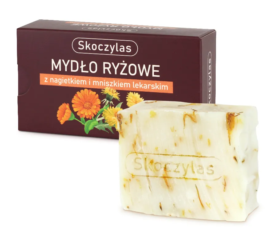 Mydło ryżowe z nagietkiem i mniszkiem lekarskim - 100 g