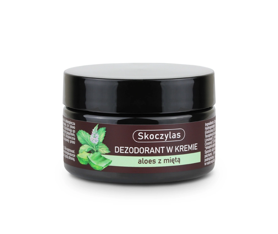 Dezodorant w kremie z aloesem i miętą (bez soli aluminium) – 60 ml