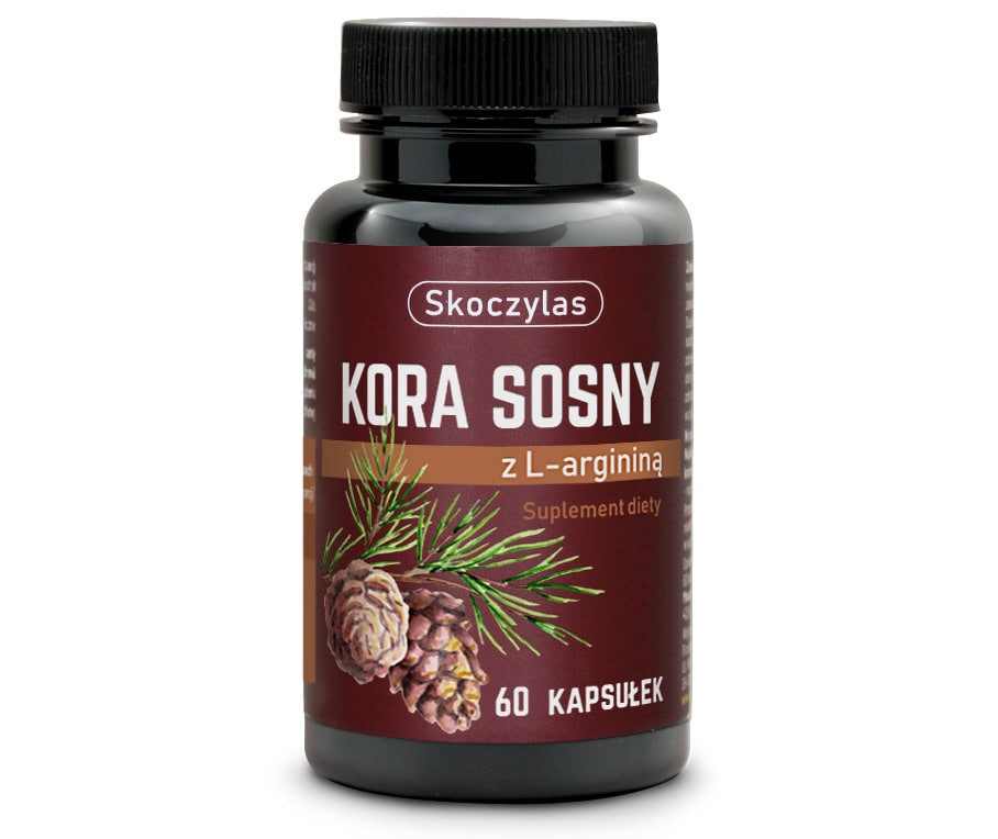 Kora sosny z L-argininą