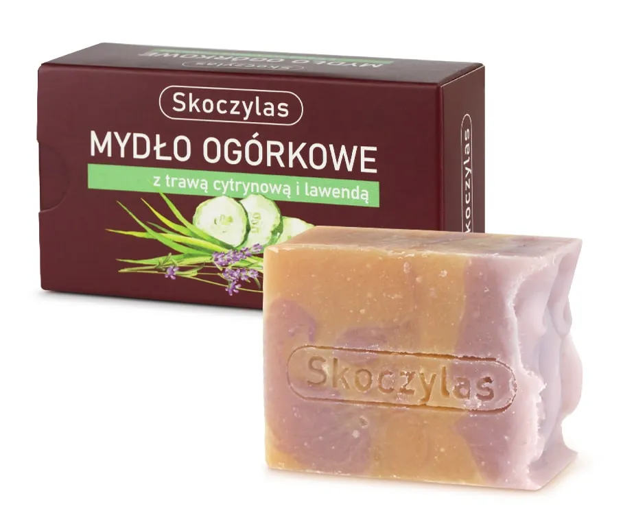 Mydło ogórkowe z trawą cytrynową i lawendą – 100 g